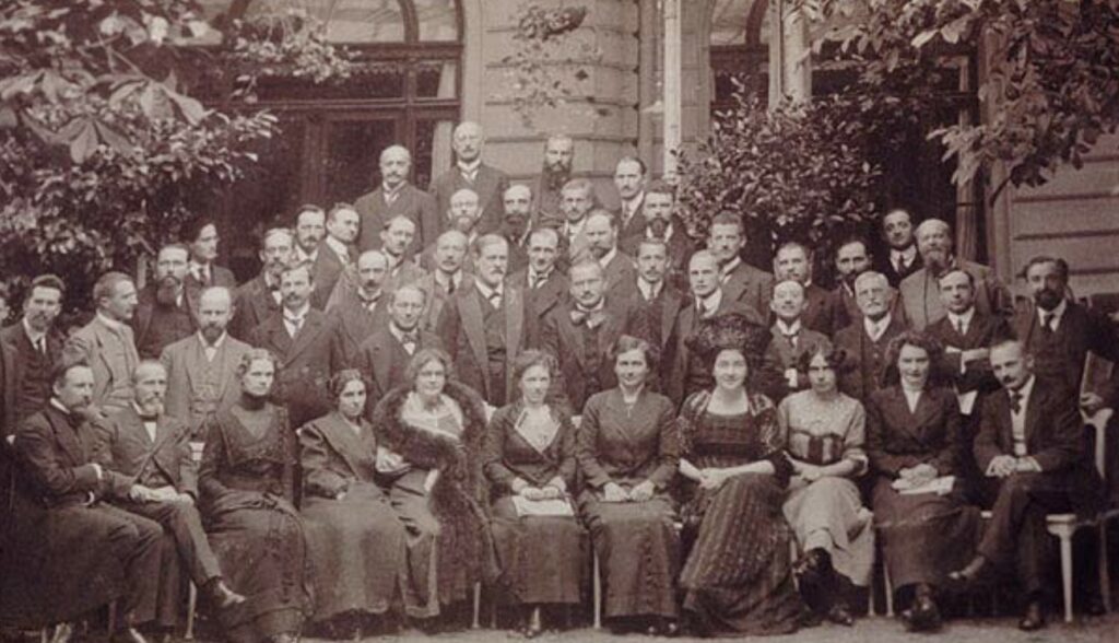 Freud e Jung al Congresso di Weimer 1911- La foto