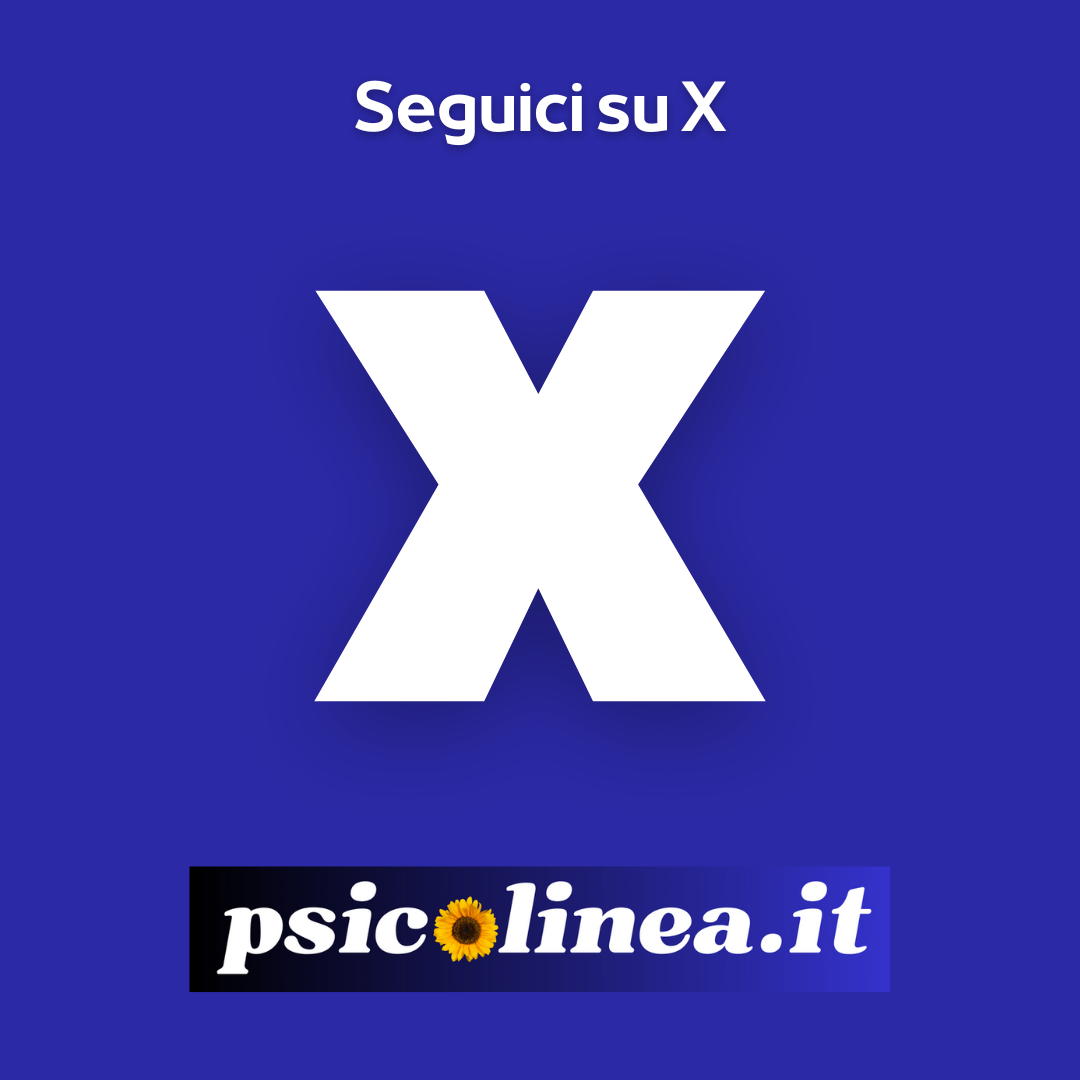 Seguici su X - Psicolinea