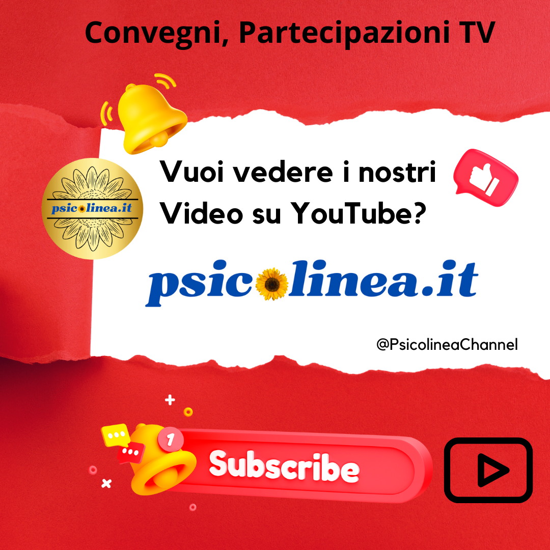 Seguici su YouTube Psicolinea Channel