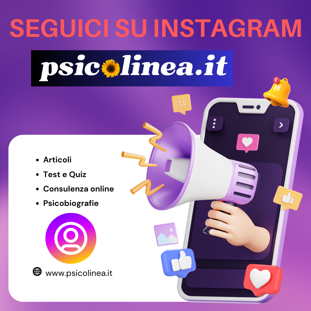 Seguici su Instagram - Psicolinea